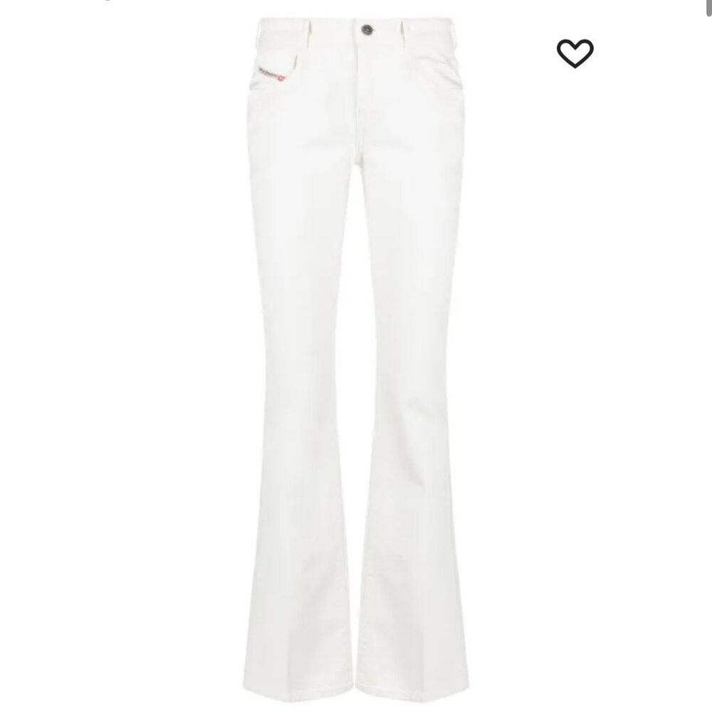 Diesel 1969 D-Ebbey Bootcut Jeans – White NWT
